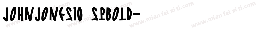 JohnJones10 sPBold字体转换